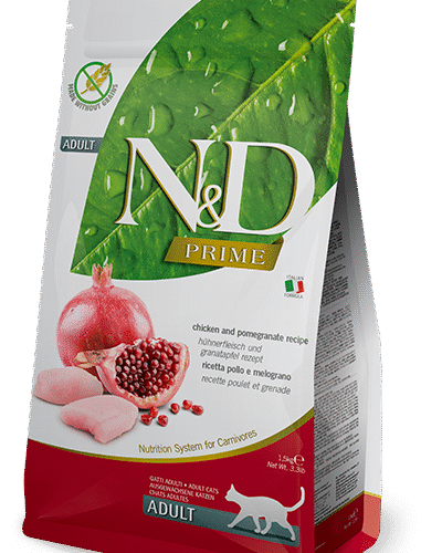 N&D Prime Chicken & Pomegranate Adult Kedi Maması 10 Kg